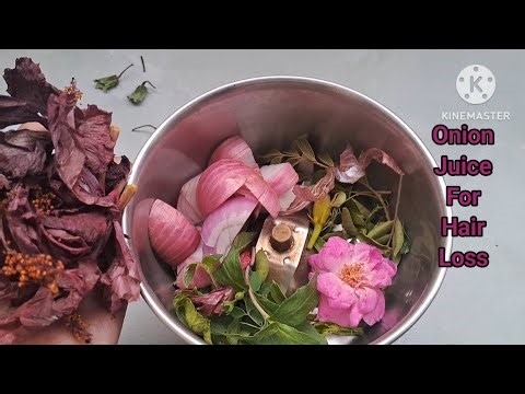 Mixed Herbs Onion juice - Helps To Reduce Hair Fall Naturally
