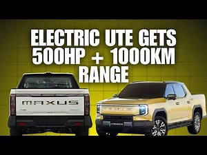 Maxus LDV reveal world's first global electric pick up truck with 1000km range