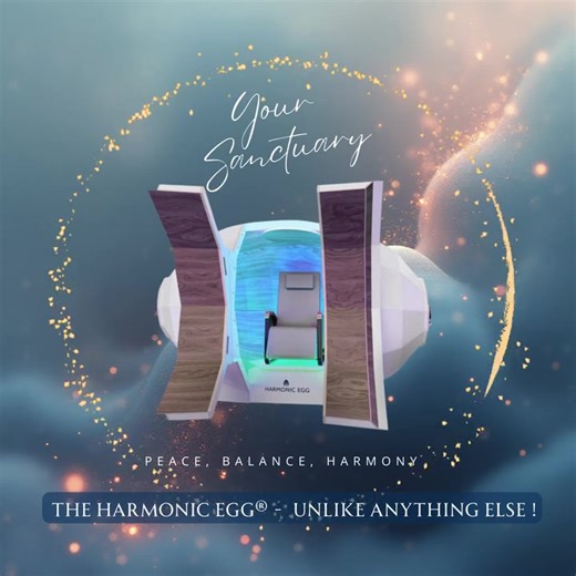 Why the Harmonic Egg® is unlike anything else ? Step inside a 12-sided resonant chamber where sound, color, and sacred geometry work together to calm your nervous system, release old patterns, and elevate your vibration. Experience multi-layered transformation on physical, emotional, mental, and spiritual level, all in one session. ⁃ Science meets ancient wisdom. ⁃ Align your energy. Transform your life. Harmonic Egg® — unlike anything else. #HarmonicEgg #EnergyHealing #SoundHealing #FrequencyMe