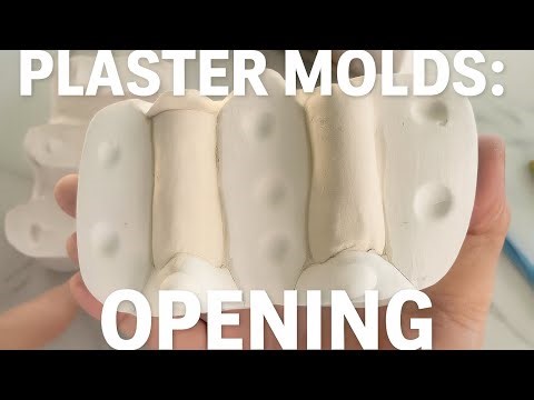 Porcelain doll making tutorial. Opening plaster molds. molds. Bjd