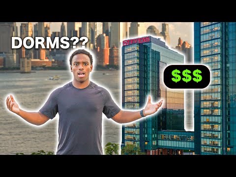 TOUR OF THE MOST EXPENSIVE COLLEGE DORMS IN AMERICA!!