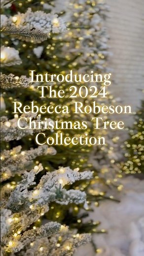 Rebecca Robeson 2024 Tree Collection #treevideos #christmastree #christmasdecor #deckthehalls