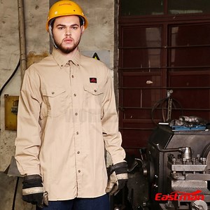 [Hot Item] Nfpa 70e Certified Flame Resistant Work Shirt for Oil Workers