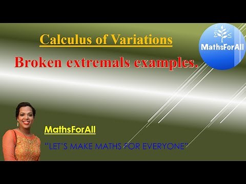 Lecture 28: Calculus of variations Broken extremals examples.