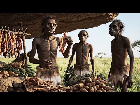 EARLY HUMANS vs WILD ANIMALS ⚡ Who Can Survive? | Survival challenge in Stone Age (3D CGI)