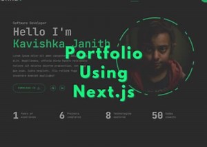 Portfolio Website Using Next JS