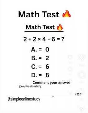 math test 🧠👀🔥