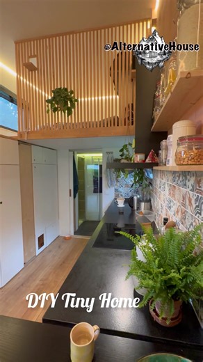 Self-Built Tiny House #tinyhousemovement | Alternativehouse