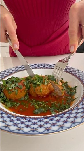 Кололак/ Фрикадельки с Булгуром в Томатном Соусе 🍅🌶️
