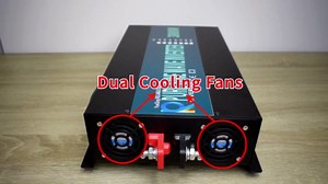 WZRELB RBP150012VCRT 1500W 12V 120V Pure Sine Wave Solar Power Inverter with Remote Control Switch