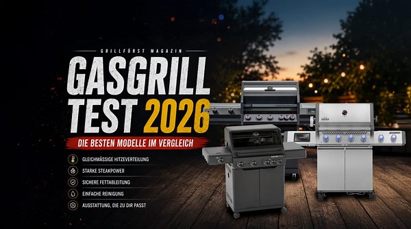 Gasgrill Test 2026: Die besten Gasgrills & Testsieger