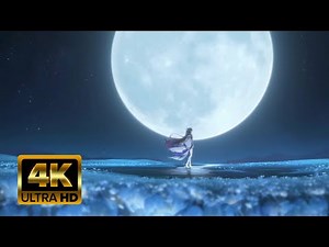 Columbina Luminous Moon🌕 4K Wallpaper | Genshin Impact Art For PC #moon #night #gaming