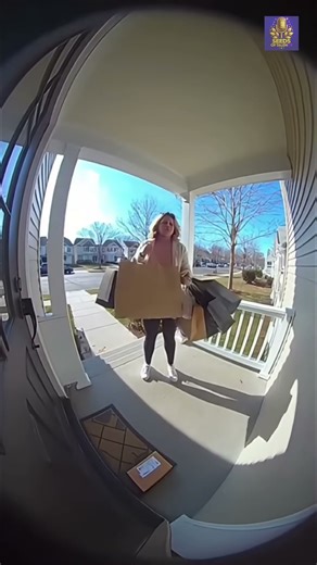 Shopping Bags Ruined by Massive Powder Paint Explosion! (Caught on Ring Camera)