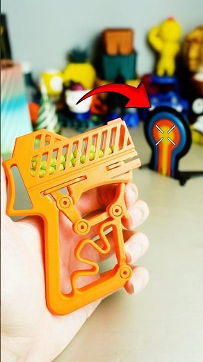3D Printed BB Launcher Toy Gun #3dprinting #airsoft