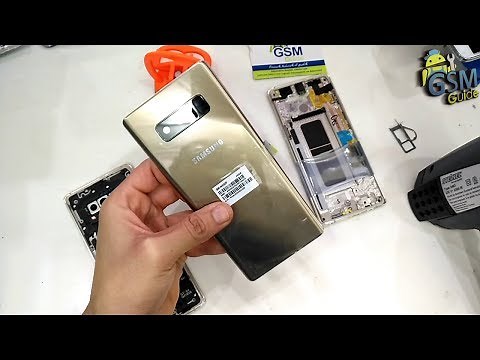 Samsung Galaxy Note 8 Back Glass Cover | How To -- GSM GUIDE