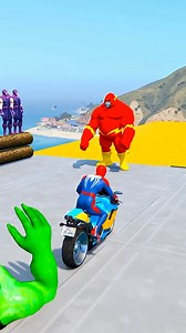 Spider-man Crazy Ragdolls in GTA 5 😂 | Epic Quad Bike Jumps on Rainbow Bridge | GTA Superheros Fails | Gangster Gaming