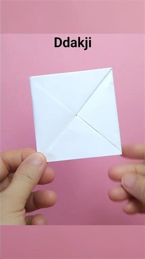 DIY Ddakji Paper Game Tutorial Easy Origami