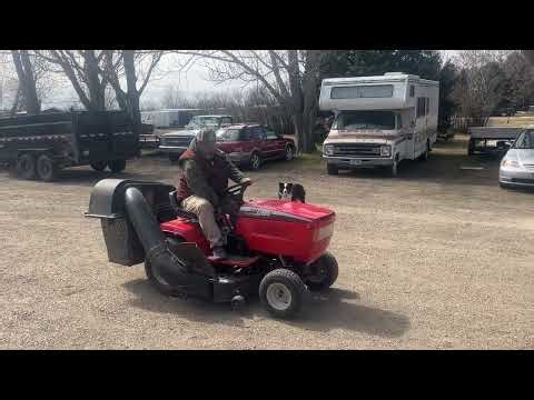 Lawn General Riding Mower with bagger