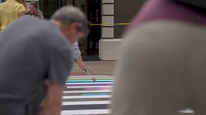 28K views · 602 reactions | Here’s an amazing time-lapse video of this weekend’s painting of the rainbow crosswalk in downtown Huntington. Courtesy of Josh McComas and Josh Blanton. Thanks again to artist Sassa Wilkes and Huntington Pride. | City of Huntington, WV | Facebook
