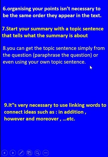 Tips for summary Writing (2) #Cambridge_ESL
