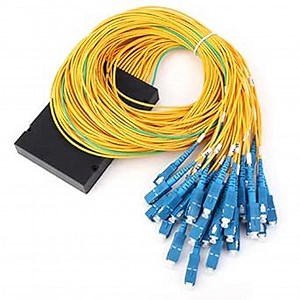 Fiber Optic Patch Cable, PLC Fiber Splitter Optic Splitter SC/UPC SM Fiber Splitter Singlemode Fiber Optic Splitter 1x32 PLC Splitter Module with SC/UPC Interface Fiber Optic Splitter