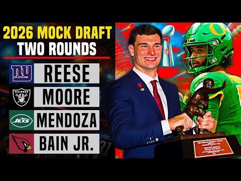 👉 2026 NFL Mock Draft (2 Rounds) | Shocking Picks & Major First Round Surprises