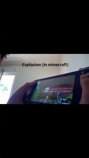 Explosion (in minecraft so tuff)
