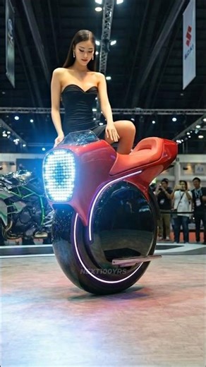 Futuristic Auto-Balance Monowheel Concept #Next100yrs #newvehicles