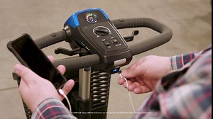 Pride Revo 2.0 4-Wheel Mobility Scooter, 400 Lbs. Weight Capacity, Comfort-Trac Suspension, with 5-Year Extended Warr (Blue)