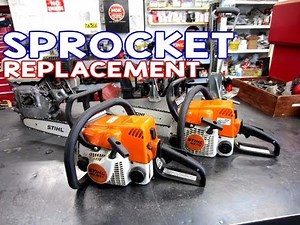 HOW-TO Replace A Chainsaw Chain Sprocket