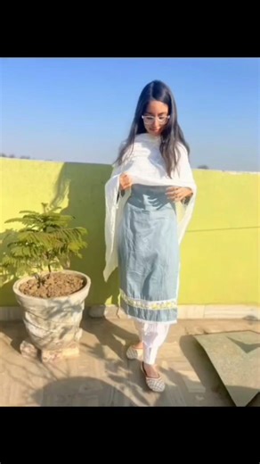 Grey Hand Embroidered Kurti 🩶 Elegant DIY Fashion #shorts #diy #craft #art