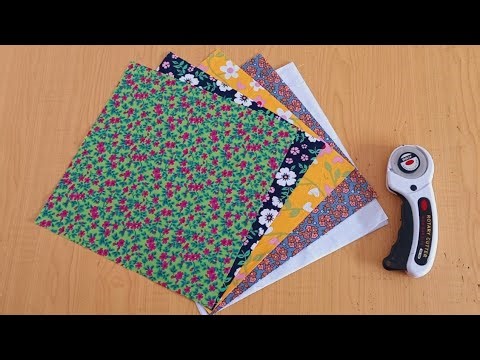 Super easy 10" Squares fabric transformation into beautiful quilt