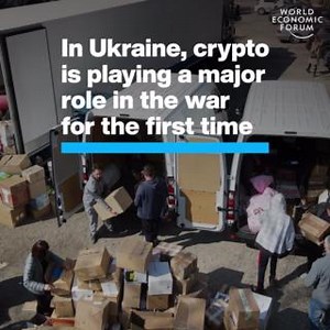By late 2022, Ukraine ranked second in the world for crypto use. Learn more about the power of blockchain-driven humanitarianism: http://ow.ly/9T7850Nko2E | World Economic Forum