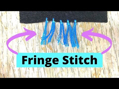 How To Make Fringe | Hand Embroidery Basics