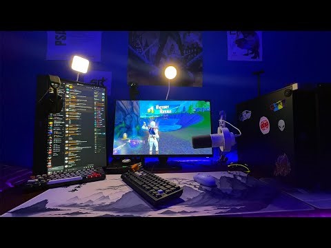 Fortnite ASMR: Satisfying Keyboard & Mouse Sounds 4k⌨️