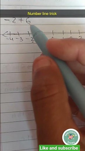 Integer Addition Trick Using Number Line | Solve Positive & Negative Numbers Easily