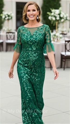 Jaw-Dropping Floral Sequin Mother of the Bride Gowns: The Perfect Sparkle for Your Daughter's Day