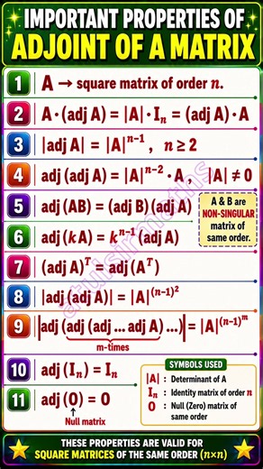 matrix and determinants | adjoint of matrix | inverse of matrix | #class12