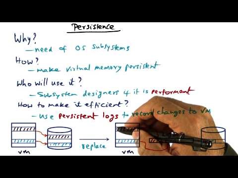 Persistence - Georgia Tech - Advanced Operating Systems