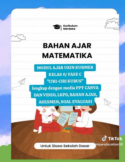 Modul Ajar Matematika Kelas 6: Kubus dan Balok