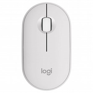 Logitech M350s Pebble Wireless Mouse - Tonal White