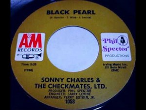 Sonny Charles & Checkmates - Black Pearl, mono 1969 A&M 45 record.