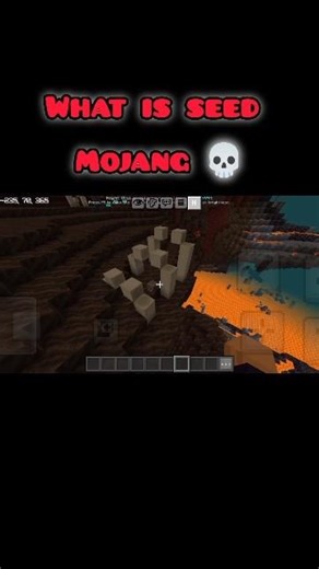 insane pattern with bone block in this seed 💀 #shorts #minecraft