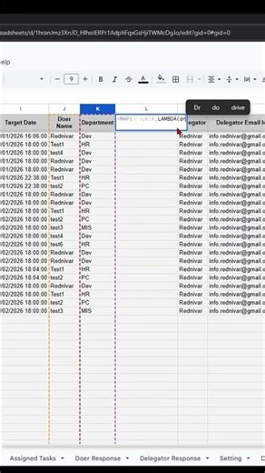How to use map lamda formula #excel #googlesheetsscript #xlookup #youtubeshorts #yotube