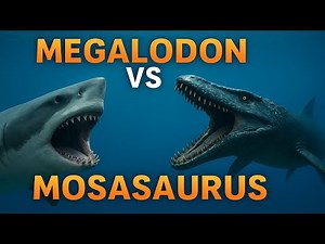 MEGALODON vs MOSASAURUS – Ocean’s DEADLIEST Battle! (Who Wins? 😱)