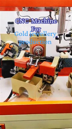 Advanced Gold Jewellery Making machine | CNC Machine for gold jewellery production #cncmachining.