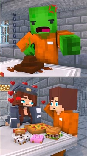 When JJ and Mikey Argue 😡😆 vs JJ Sister LOVE - MAIZEN Minecraft Animation #minecraft #shorts