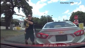 TODAY AT FIVE: New dashcam video shows the moment an off-duty APD officer pulled a gun on another driver after being rear-ended. Kacey Bowen has more on the officer who is back on the job after serving his suspension for the incident, today on FOX 7 Austin News at 5pm. | FOX 7 Austin