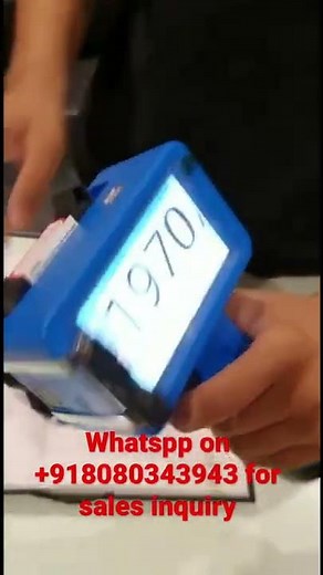 Hand held inkjet printing Date MRP Batch Code Printer