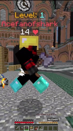 Blitz duels, bow-spam, hitless. #hypixel